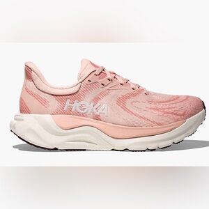 HOKA One One ARAHI 8Women's pink and White Shoes Size 7.5